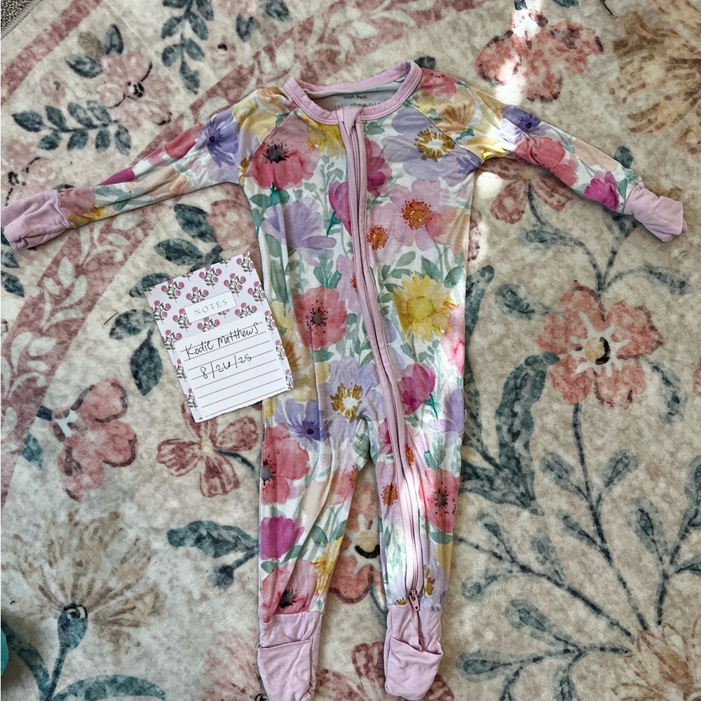 Little Sleepies watercolor meadow